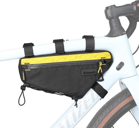 Rhinowalk Bicycle Front Frame Bag Waterproof Bicycle Bag 1.7L Cycling Accessories Nylon Pack Pouch for MTB Road Bike Cycling Commuting and Outdoor Adventures in Saudi Arabia
