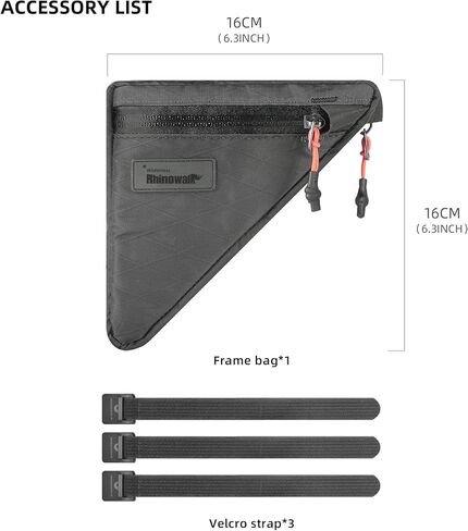 حقيبة الدراجات الأمامية لدراجة Rhinowalk حقيبة دراجة مقاومة للماء 1.7L Cyling Cyling Pack Pouch for MTB Road Pike Cycling Concling Adventures and Outdoor Adventures in Saudi Arabia
