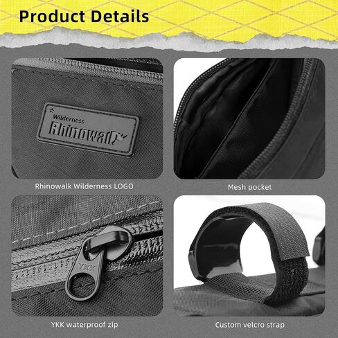 حقيبة الدراجات الأمامية لدراجة Rhinowalk حقيبة دراجة مقاومة للماء 1.7L Cyling Cyling Pack Pouch for MTB Road Pike Cycling Concling Adventures and Outdoor Adventures in Saudi Arabia
