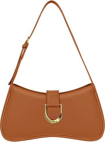 Shoulder Bag for Women Y2K Trendy Underarm Purse， Vegan Leather Clutch Hobo Handbags in Saudi Arabia