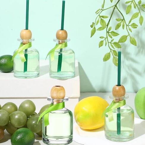 Hushee 24 Pcs Shot Glasses Patron Bottles with Cork Straw 3. 3 oz Mini Empty Tequila Bottles for Drinks Small Reusable Clear Glass Patron Shot Cups with Silk Ribbon Wedding Party Favors in Saudi Arabia