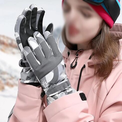 Woman Ski Glove Waterproof Winter Warm Gloves Mobile Phone Touch Screen Skiing Gloves Motorcycle Riding Snow in Saudi Arabia