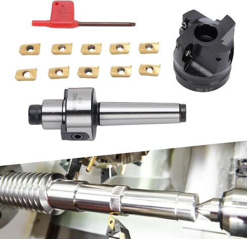 مجموعة طاحونة Jiawu Face End ، MT2-FMB22 تمديد حامل ، 400R-50-22 CNC قاطع طحن الوجه عالي السرعة مع 10 APMT1604 إدراج كربيد in Saudi Arabia