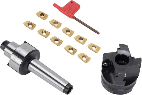 مجموعة طاحونة Jiawu Face End ، MT2-FMB22 تمديد حامل ، 400R-50-22 CNC قاطع طحن الوجه عالي السرعة مع 10 APMT1604 إدراج كربيد in Saudi Arabia