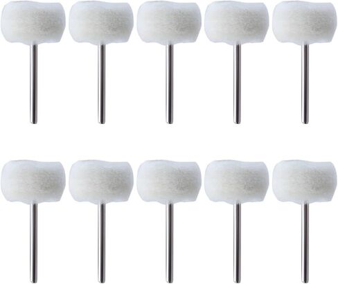 Felt Grinding Sanding Head Mini Polishing Brush(10Pcs) in Saudi Arabia