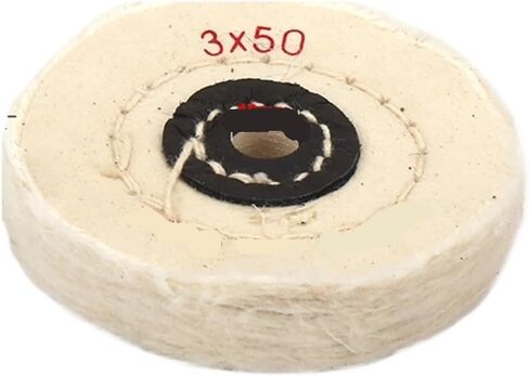 Grinding Wheel Nylon Round Cloth Wheel Fiber Polishing Wheel Drill Connected to Rotating Abrasive Tool(White Cloth Wheel) in Saudi Arabia