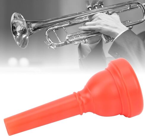 Alto Trombones Mouth, Trombone Mouthpiece, Durable Lightweight ABS Plastic Detachable Nozzle MT‑22 for Gift for Musical Instruments Exercising (Red) in Saudi Arabia
