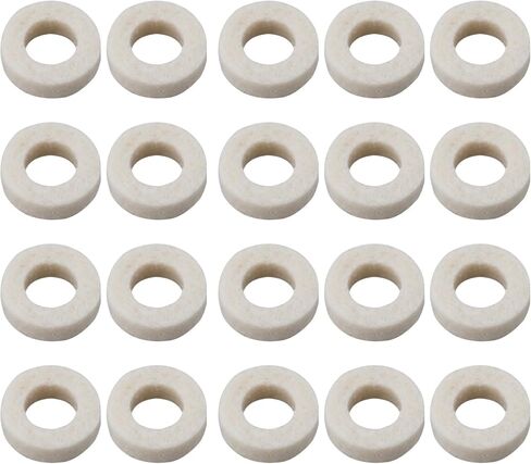 100Pcs Soft Felt Washers 16.6x9x5mm Suitable for Electronic Appliances Machinery Automobiles Home Diy in Saudi Arabia