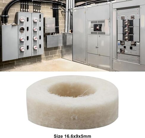 100Pcs Soft Felt Washers 16.6x9x5mm Suitable for Electronic Appliances Machinery Automobiles Home Diy in Saudi Arabia