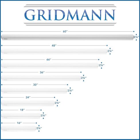 GRIDMANN 60-inch Slide Check Rack, Aluminum Restaurant Ticket Holder for Commercial Kitchen Food Orders in Kuwait