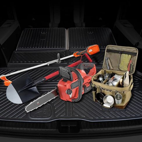 LASFIT Cargo Mat Fits for Mercedes Benz GLS 2025 2024 2023-2020, Custom Fit GLS 450 580 63 AMG,All Weather TPE Cargo Liners,Cargo with Seatback in Saudi Arabia