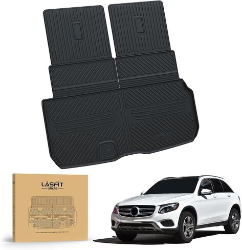 LASFIT Cargo Mat Fits for Mercedes Benz GLS 2025 2024 2023-2020, Custom Fit GLS 450 580 63 AMG,All Weather TPE Cargo Liners,Cargo with Seatback in Saudi Arabia