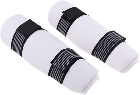 DYNWAVE Professional MMA Sparring Gear Shin Leg Guard for Martial Arts Kickboxing Karate, Universal for Men Women Youth, White, in Kuwait