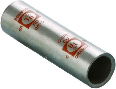 94440 Short Barrel Compression Splice, Copper, 750mcm Wire Range, Black Color Code, 5-Pack in Saudi Arabia