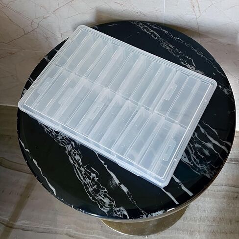 منظمو الخرز الصغيرة المصغرة تخزين حبة Clear-16 PCs صناديق بلاستيكية واضحة لتنظيم الخرز ، مشروع DIY ، أدوات فن الأظافر ، الماس ، لبنات البناء ، العناصر الصغيرة ، مع ملصقات ملصقات الأوراق in Saudi Arabia