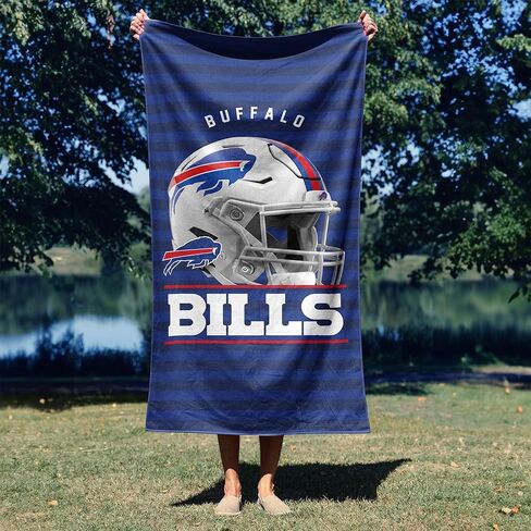 NORTHWEST NFL Buffalo Bills 2-Pack Beach Towel Set, 30" x 60" Each, Standard, Team Colors in Saudi Arabia