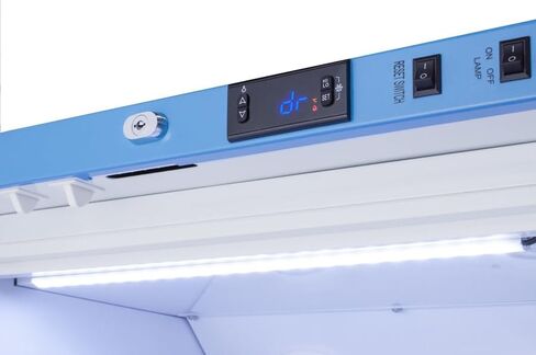 ACCUCOLD ARG15PV456 ثلاجة لقاح مستقيم ؛ شهادة المعايرة المشمولة ؛ سعة 15 قدمًا ؛ الباب الذاتي الضوء الداخلي درجة حرارة قابلة للتعديل إزالة الجليد التلقائي ؛ افتح إنذار الباب in Saudi Arabia