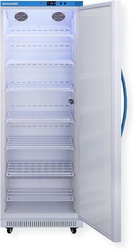Accucold ARS18PV-CRT 18 Cu.Ft. Upright Controlled Room Temperature Cabinet; Automatic Defrost; Antimicrobial Silver Ion-Coated Handle; Temperature Alarm; Open Door Alarm; Password Protection in Saudi Arabia