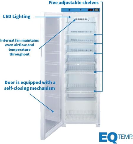 15.53 cu.ft Vaccine Refrigerator, Medical Storage, Healthcare Fridge, Upright White- ACR1601W in Kuwait