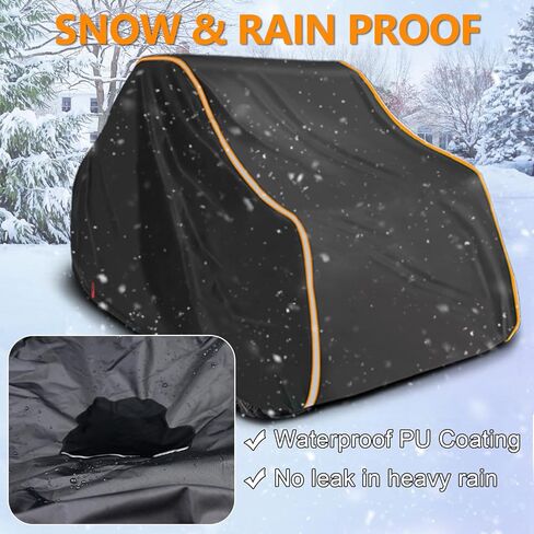 Starknightmt UTV Cover 2-3 مقاعد متضخمة ، تغطية شديدة التحمل متوافقة مع Polaris Ranger RZR General 1000 Talon Zforce Uforce 1000 مع شرائط عاكسة UTV غلاف الطقس الكامل in Saudi Arabia
