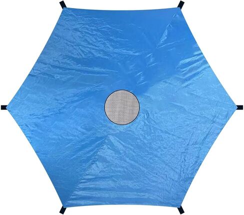Trampoline Sun Shade Cover, 6ft/8ft/10ft/12ft/14ft/16ft Sun Protection Trampoline Canopy, Water Proof Trampolines Sunshade Tops Cover, UV-resistant, Suitable for Round Trampolines, Backyard Playground in Saudi Arabia