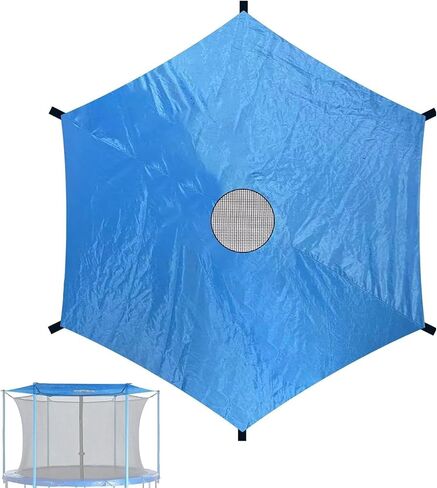 Trampoline Sun Shade Cover, 6ft/8ft/10ft/12ft/14ft/16ft Sun Protection Trampoline Canopy, Water Proof Trampolines Sunshade Tops Cover, UV-resistant, Suitable for Round Trampolines, Backyard Playground in Saudi Arabia
