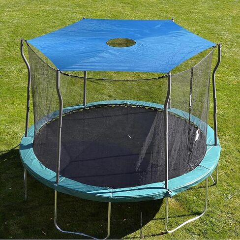 Trampoline Sun Shade Cover, 6ft/8ft/10ft/12ft/14ft/16ft Sun Protection Trampoline Canopy, Water Proof Trampolines Sunshade Tops Cover, UV-resistant, Suitable for Round Trampolines, Backyard Playground in Saudi Arabia