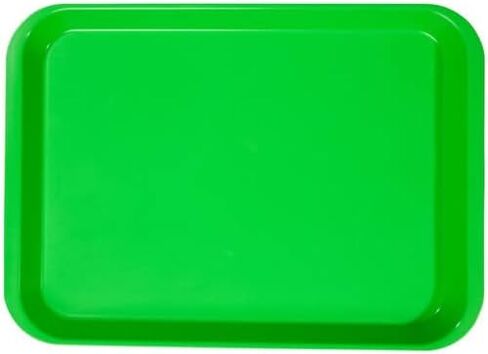 5 Pcs Dental Autoclavable Procedure Set Up Flat Tray Medical Instrument Set Up Flat Tray Size F - 9 5/8" W x 6 5/8" D x 7/8" Neon Green in Saudi Arabia