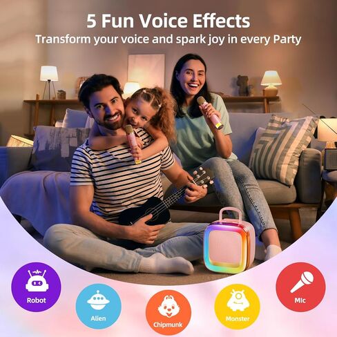 Kinglucky Kid-Friendly Design Karaoke Machine for Kids with 2 Microphones (2025 Upgrade) Gifts for Girls Most Popular 3-12 Year Old Girl Gifts 3 4 5 6 7 8 9 10 11 12 Year Old Girl Birthday Gift Purple in Kuwait
