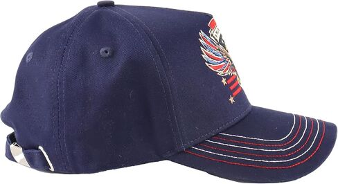 Freedom Independence 2025 Baseball Navy Blue USA Flag with Eagle Embroidery Adjustable Baseball Trucker Hat Snapback Hat, Baseball Cap for Men Women in Saudi Arabia