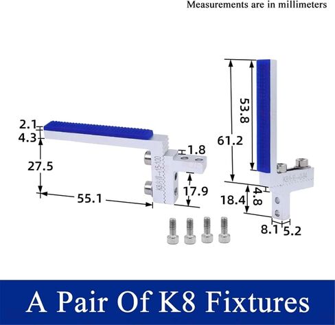 1pcs MHZL2-16D Adjustable Positioning Finger Cylinder Parallel Clamp Manipulator Extended Opening Clamp(External Clip0-48mm) in Saudi Arabia