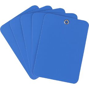 CleverDelights Plastic Tags - 3.5" x 2.5" - 100 Pack - Waterproof Heavy Duty Tear-Resistant - Indoor Outdoor Durable Inventory ID Tag (Red) in Saudi Arabia