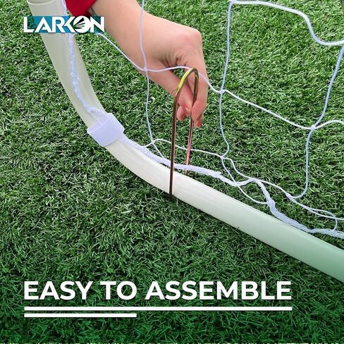 12x6 Ft Kids Soccer Goal for Backyard - Tournament-Style Soccer Net with Galvanized & Rust free Steel Frame, 36 Straps, Stakes & Carry Bag – All-Weather Portable Goal for Kids for Training in Saudi Arabia