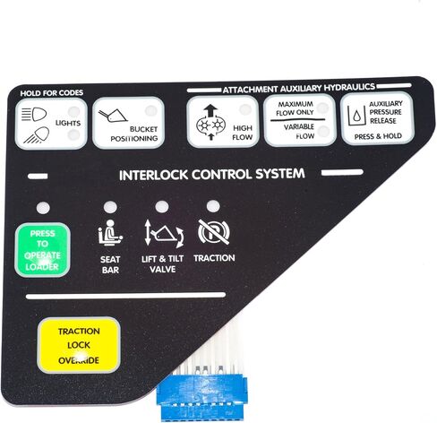 Left instrument panel 6675982-A For replacing the old Bobcat S130 S50 S160 S220 S250 S300 S330 6689754 Button panel above the instrument panel 751 753 763 773 863 864 873 883 963 in Saudi Arabia