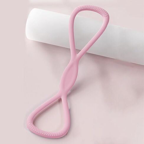 الشكل 8 أشرطة مقاومة للنساء والرجال-حبل السيليكون 15 رطل من أجل الكتف والظهر والذراع-مقابض غير قابلة للانزلاق ، صالة الألعاب الرياضية المنزلية ، اليوغا والعلاج الطبيعي-التنغيم ، تصحيح الموقف in Kuwait