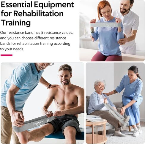 Resistance Bands for Working Out, Booty Bands for Women Men Fabric Elastic Bands for Exercise Bands for Legs, Thighs Glutes Includes Workout Bands Guide for Yoga, Physical Therapy Home Fitness in Kuwait