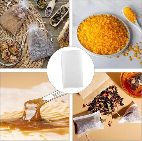 90 Micron Food Grade Nylon Tea Filter Filter 2.5 "x4.5" Rosin Pressable ، Filter Tea 40 Pack in Kuwait