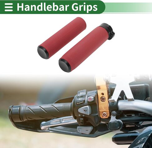 Motoforti 1" 25mm 1.1" 28mm Motorcycle Hand Grips Cover Kit Non Slip TPU Handlebar Grips for Motorcycle Scooter Bicycle ATV White 1 Set in Saudi Arabia