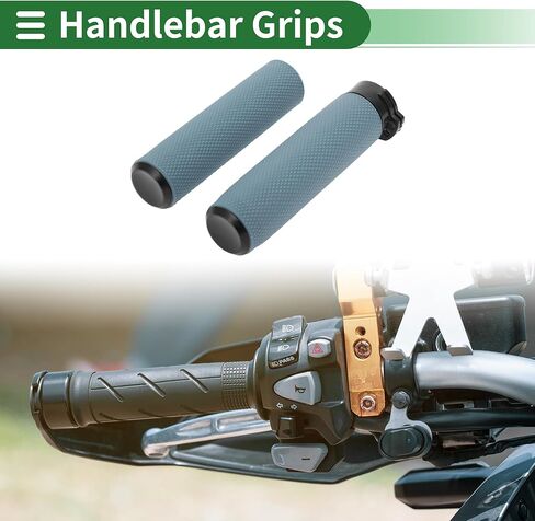 Motoforti 1" 25mm 1.1" 28mm Motorcycle Hand Grips Cover Kit Non Slip TPU Handlebar Grips for Motorcycle Scooter Bicycle ATV White 1 Set in Saudi Arabia