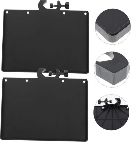 Totority 2Pcs Microphone Stand Accessory Tray Abs Storage Tray for Sound Card Microphone Phone Design High Load Capacity Stable Use for Live Broadcast in Saudi Arabia