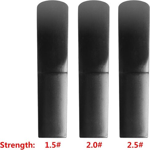3-Pack Soprano Saxophone Resin Reeds, Saxophone Mouthpieces (Hardness 1.5 + 2.0 + 2.5) in Kuwait