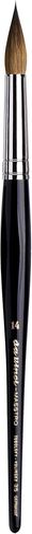 da Vinci Watercolor Series 35 Maestro Paint Brush, Round Long Taper Kolinsky Red Sable, Size 6 (35-06) in Saudi Arabia