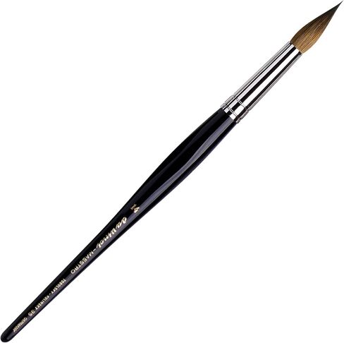 da Vinci Watercolor Series 35 Maestro Paint Brush, Round Long Taper Kolinsky Red Sable, Size 6 (35-06) in Saudi Arabia