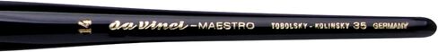 da Vinci Watercolor Series 35 Maestro Paint Brush, Round Long Taper Kolinsky Red Sable, Size 6 (35-06) in Saudi Arabia