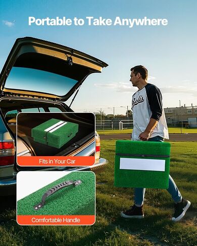 تلة نغمة Vevor ، Mound Portable Baseball's Pitcher ، 77 في Iindoor في الهواء الطلق في الهواء in Saudi Arabia