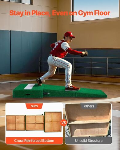 تلة نغمة Vevor ، Mound Portable Baseball's Pitcher ، 77 في Iindoor في الهواء الطلق في الهواء in Saudi Arabia