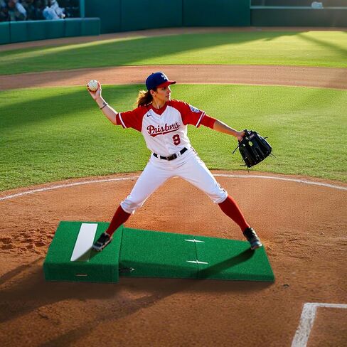 تلة نغمة Vevor ، Mound Portable Baseball's Pitcher ، 77 في Iindoor في الهواء الطلق في الهواء in Saudi Arabia