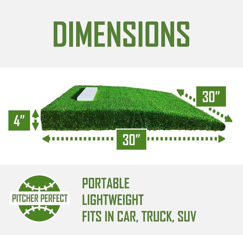 Portable Pitching Mound, PM200, Baseball, 100% Made in USA in Saudi Arabia