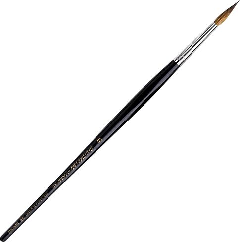 Da Vinci Watercolor Series 35 Maestro Paint Brush ، Round Taper Kolinsky Red Sable ، Size 6 (35-06) in Saudi Arabia