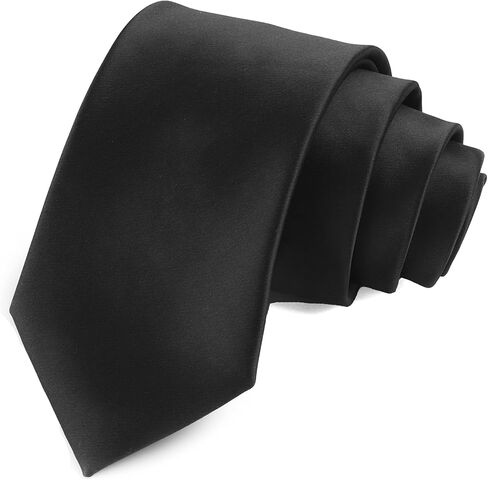 Landisun Mens Tie Solid Necktie 3.15 "(8 سم) علاقات رسمية للرجال in Kuwait